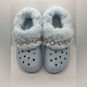 BNWT Crocs Mammoth Clog Mineral Blue sz 8